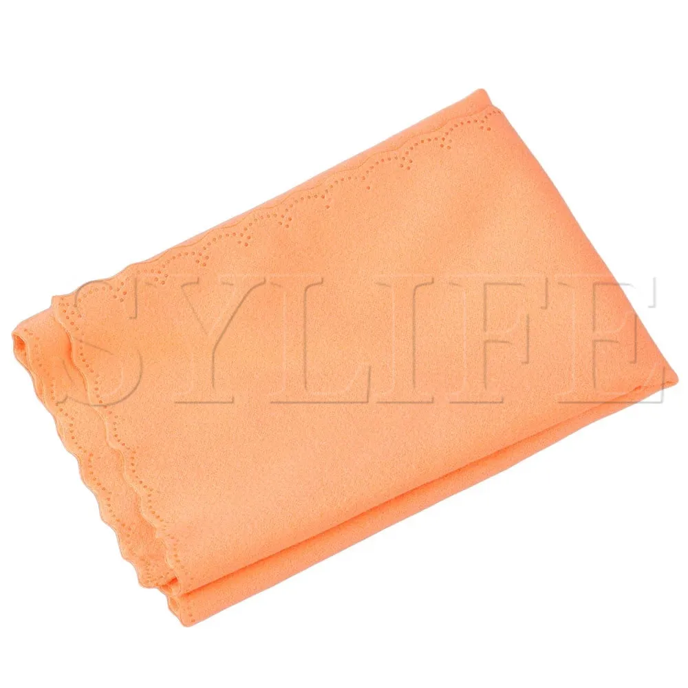 

Deluxe Orange Musical Instrument Polishing Cloth For Jade Article Saxophone