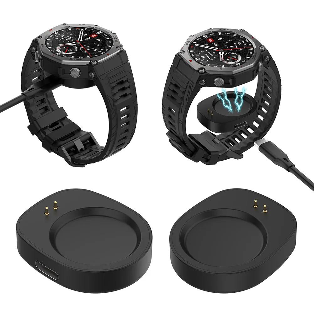 1 PC Charger Adapter Charging Adapter Type C Smartwatch Charger Base Charger Converter for Amazfit Balance A2286/ T-Rex 3 A2322