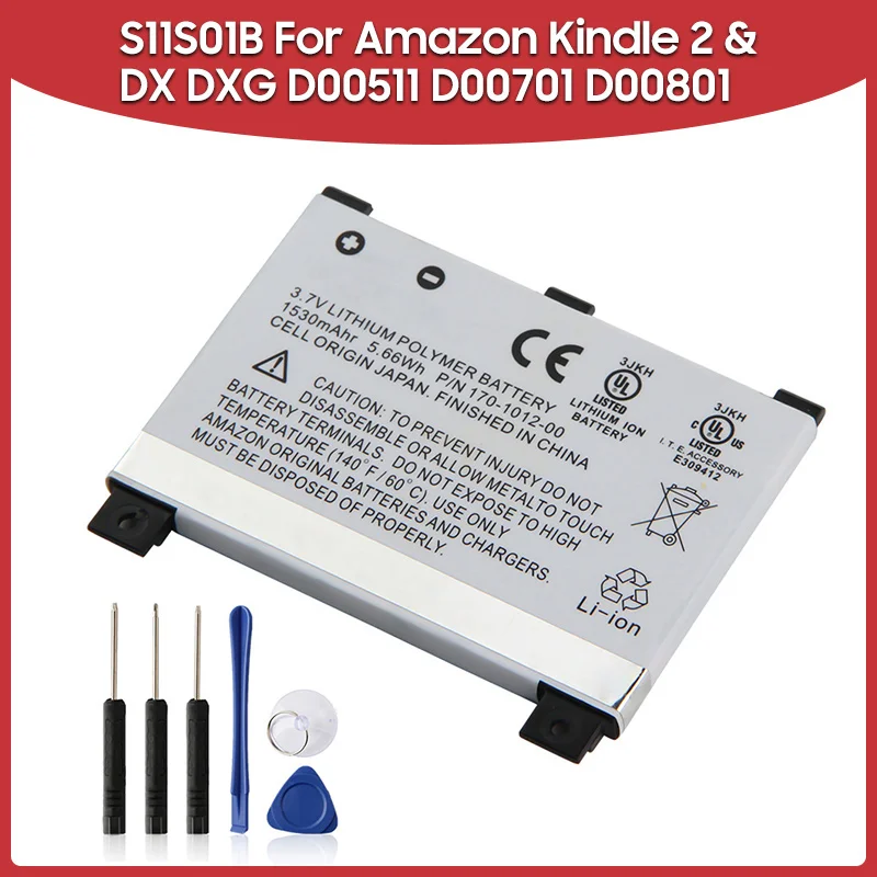 OriginalReplacementBattery1530mAhS11S01BForAmazonKindle2Kindle
