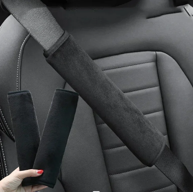 Car accessories Seat belt covers Car seat belt accessory 2pc Universal Car Safety Belt Cover Adjustable Seat Belt Cover Shoulder Strap Covers Car Shoulder Protector Pad Auto Accessories