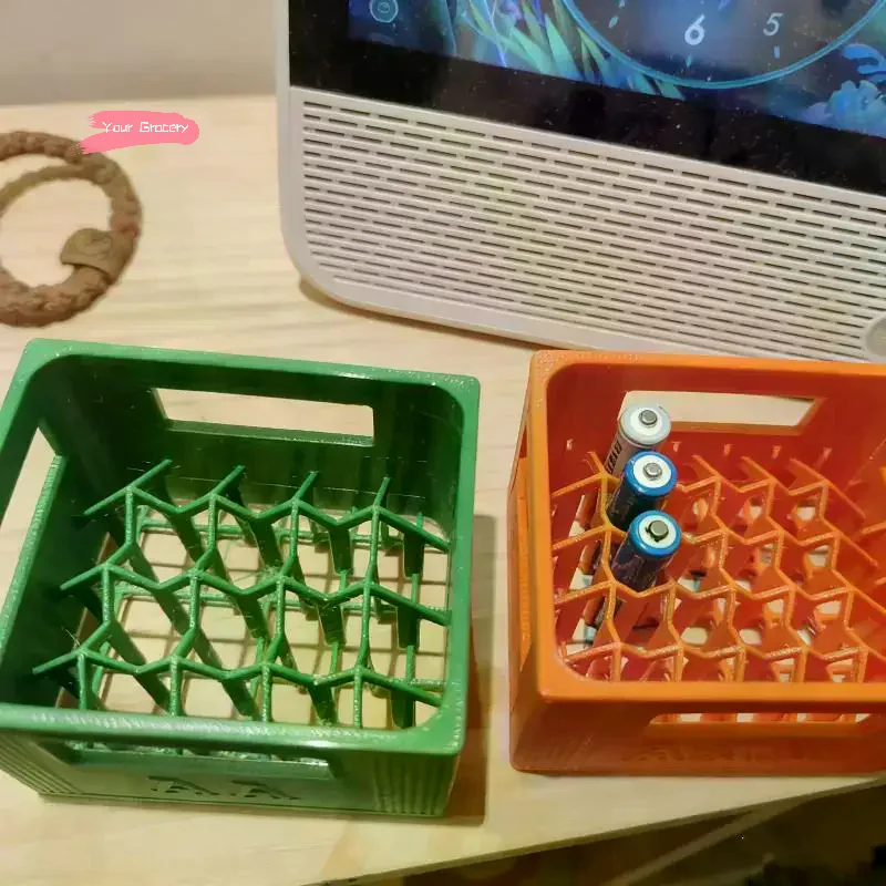 Y-1Pcs 대용량 30/20 칸막이 내구성 플라스틱 정리함 3D 인쇄된 AAA/AA 배터리 보관함 가정 장