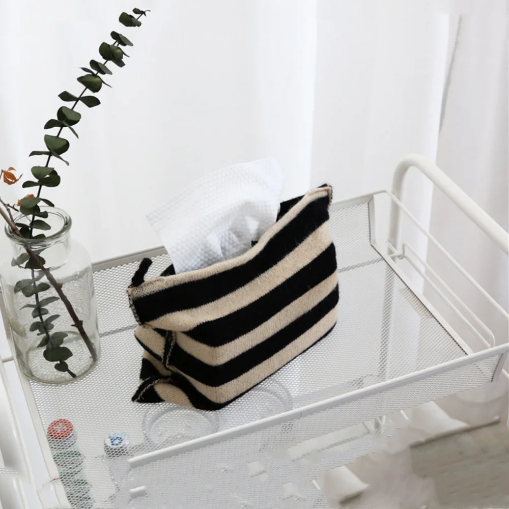 Nordic Tissue Box Holder Home Decor Table Tissue Paper Organizers Car Napkin Holders Bathroom Dispenser Toilet Paper Tissue Box 6