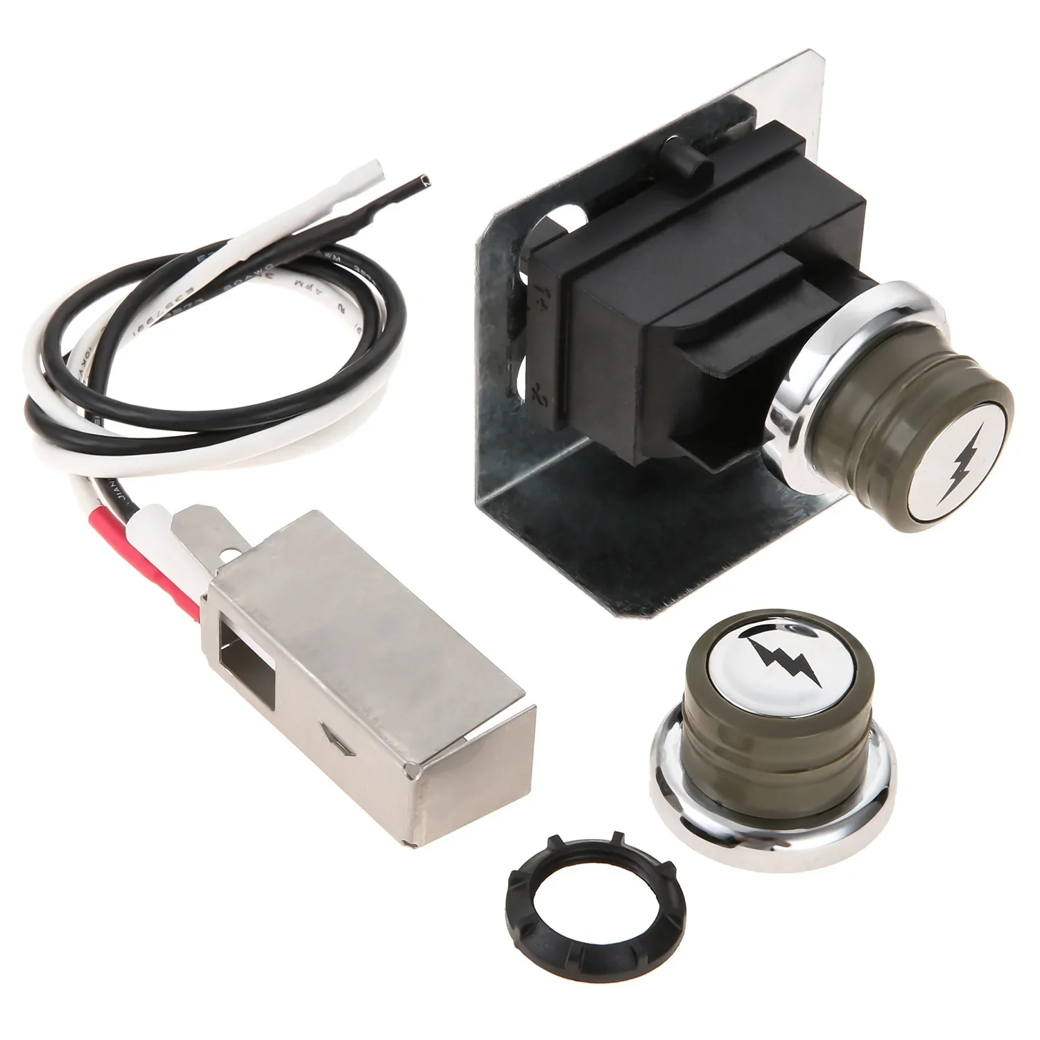 Ricambio Per Weber Q200 Q2200 Kit Ricambio Bruciatore E Accensione Per Griglie A Gas Weber Q200, Q2200, Q100, Con Tubo In Acciaio Inox Kit Accensione Griglia A Gas