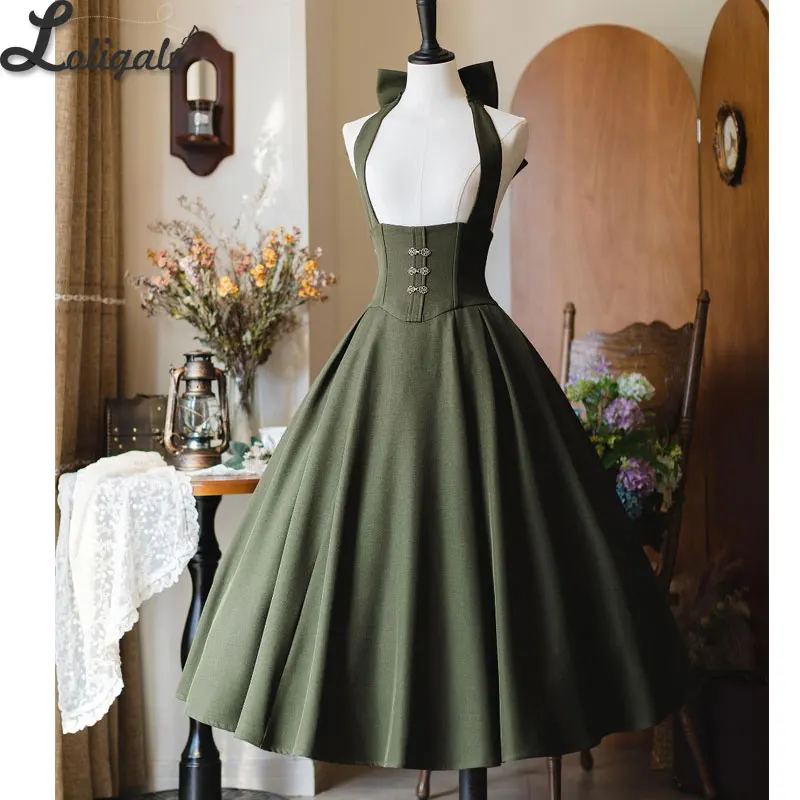 green emerald velvet dress Womens Summer V-Neck Spaghetti Strap Floral Midi Dress Lace-up Corset Dress  Casual Empire Waist Lace Hem Bustier Flowy A-Line Beach Cocktail Wedding  Long Dresses with Pockets Black S at Amazon Women's Clothing main image 1