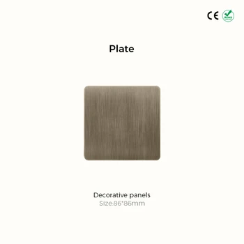 Avoir Vintage ทองเหลืองสวิทช์ 1-4 Gang 2 Way Toggle แผงสวิทช์ Brushed Bronze ซ็อกเก็ตไฟฟ้าและสวิทช์ USB Cat6 Rj45 26