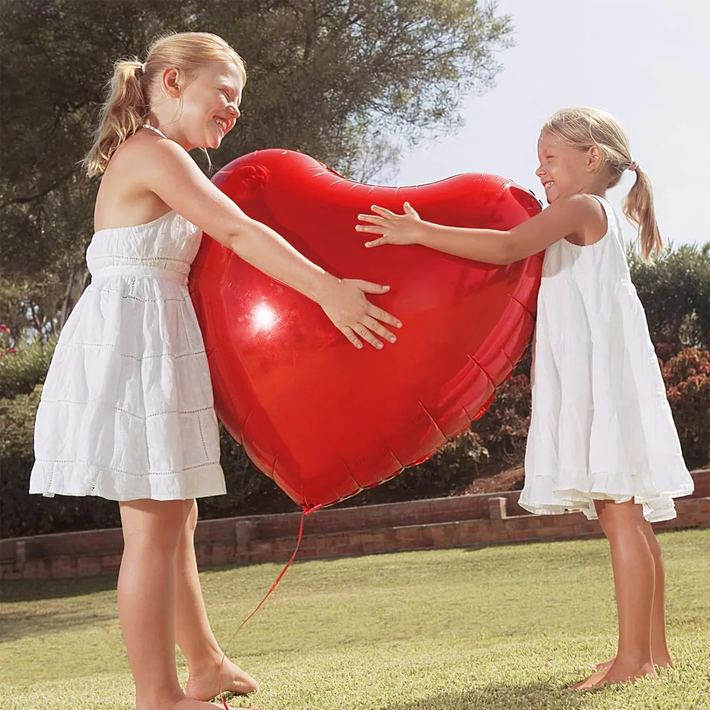 Large Heart Foil Balloons 4