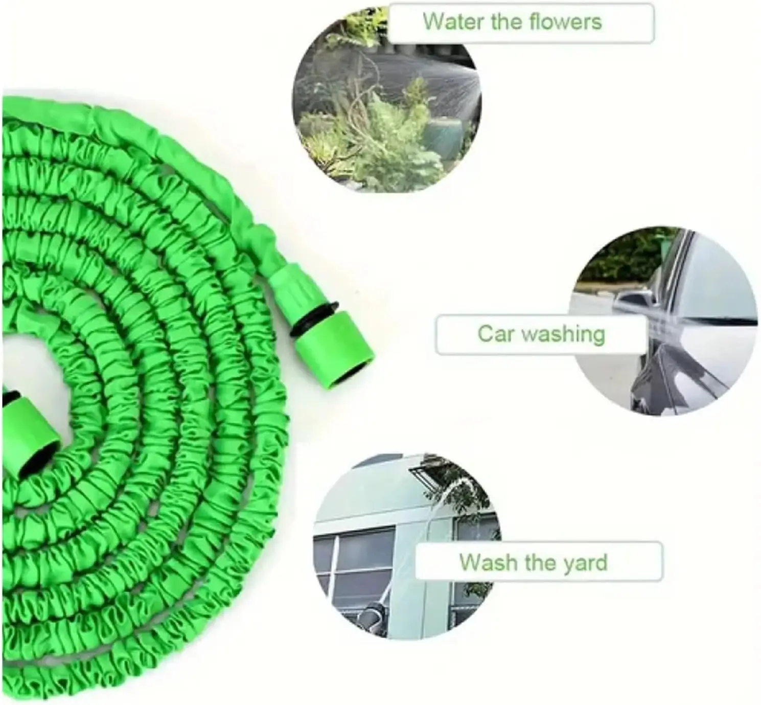 Expandable Magic Hose High Pressure Water Gun for Home Lawn Yard