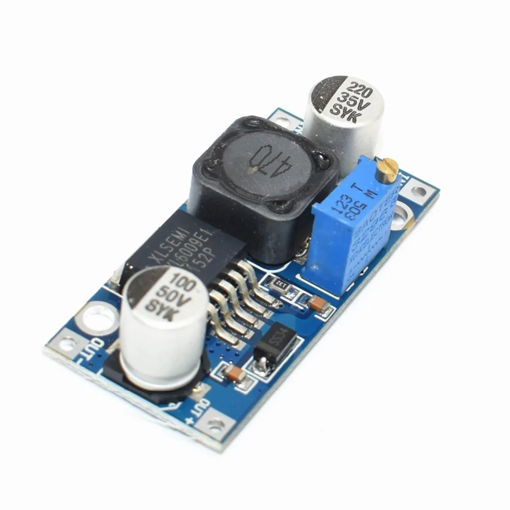 XL6019 (XL6009 Upgrade) Automatic Step-up Dc-Dc Adjustable Converter Power Supply Module 20W 5-32V To 1.3-35V  Electronic