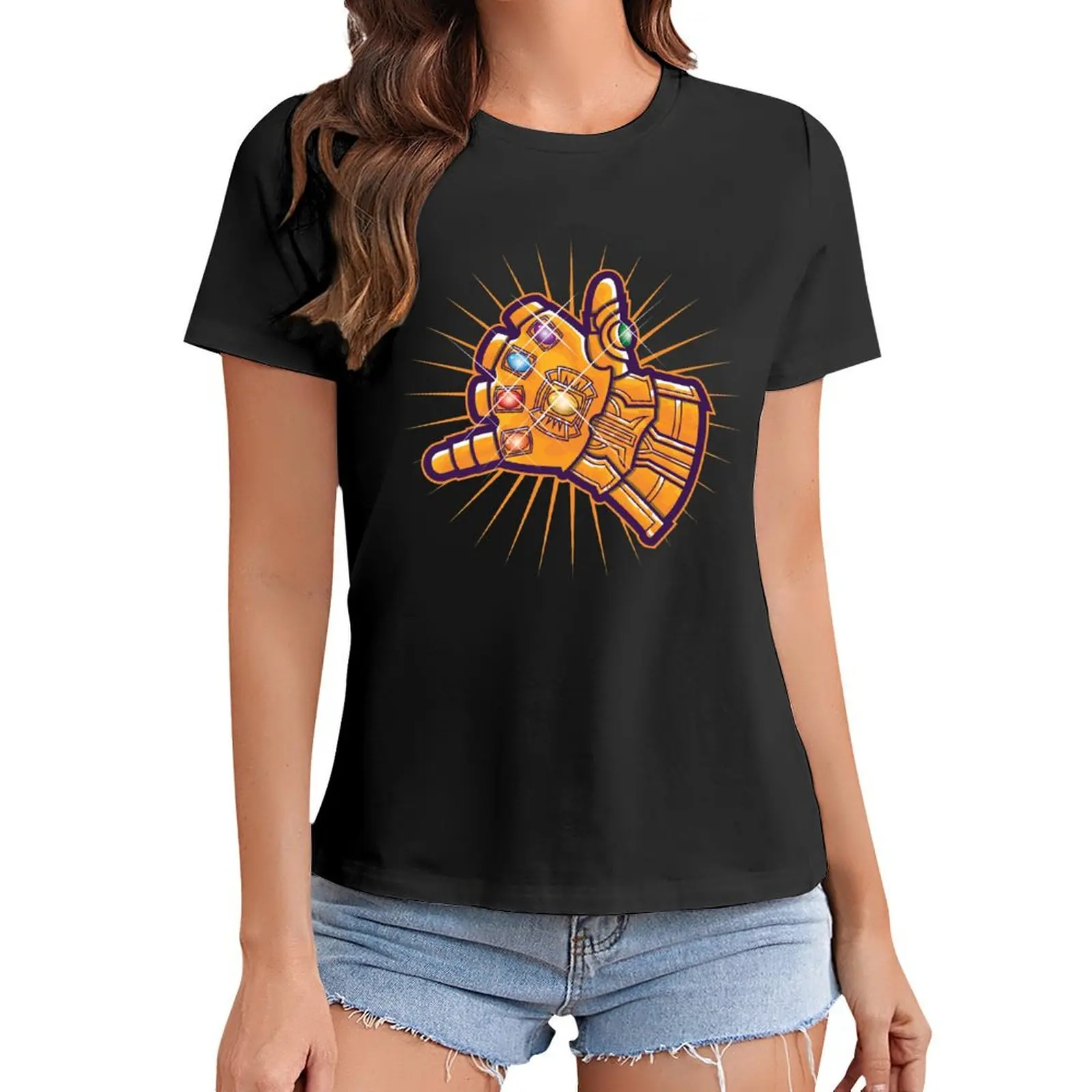 Shaka Gauntlet T-Shirt funnys sports fans t-shirts for Women graphic tees