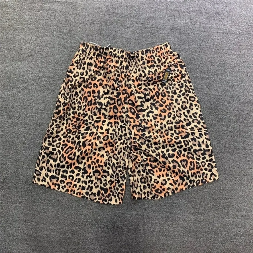 

Kapital Men Women 1:1 Best-Quality Leopard Print Quick Dry Shorts Breathable Summer Style Casual Breeches