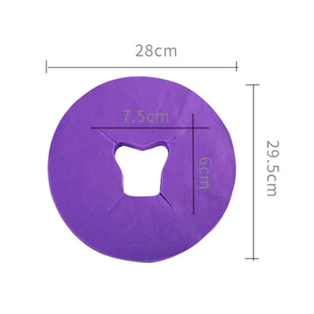 100Pcs Disposable Massage Table Sheets Headrest Pads Face Pillow Cover Cushion Cover Massage Face Cradle Table Head Rest Covers 6