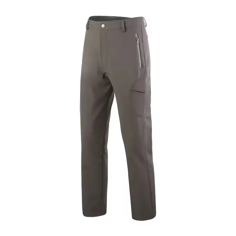 Trekking Fleece Softshell Pants Men Outdoor Tactical Climbing Skiing Hiking Fishing Hunting Waterproof Pants Camouflage Trousers