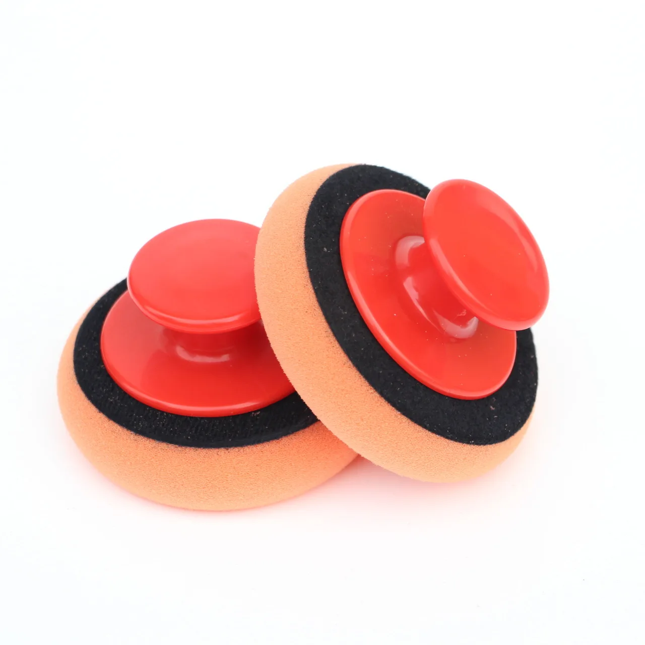Car Wash Sponge 5PCS Car Waxing Handle Polishing Tools Beauty Cleaning and Maintenance Supplies Manual Waxing Sponge Artifacts