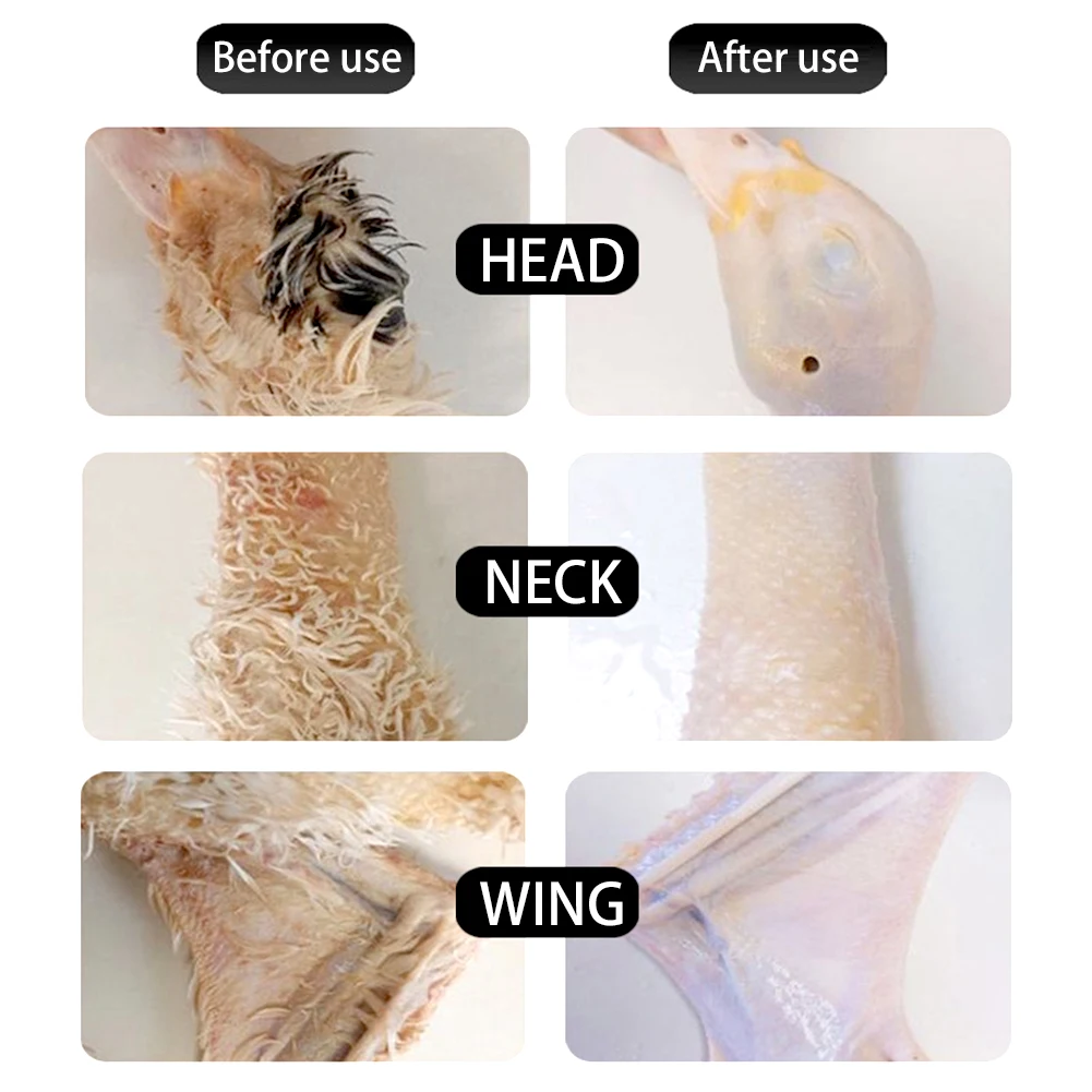 Electric Feather Plucker Hair Extractor Handheld Chicken Duck Goose Short Hair Removing Machine Poultry Hair Remove Tools