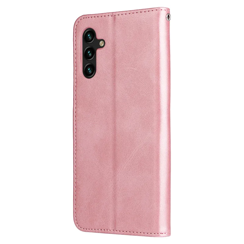 Flip Magnetic Leather Case on For Samsung Galaxy A13 LTE A23 4G A33 A53 A73 5G SM-A137 Zipper Card Slot Wallet Phone Bag Cover leather wallet case leather case phone case leather phone case