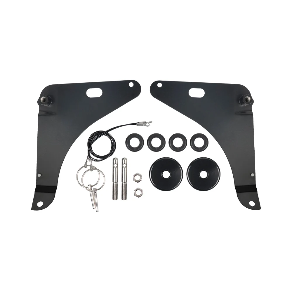 82214260AC 82214260AB 엔진 후드 잠금 제한 장치 (닷지 챌린저 2008 2009 2010 2012 2013 2014 2015 2016 블랙 HL-1041-BK)