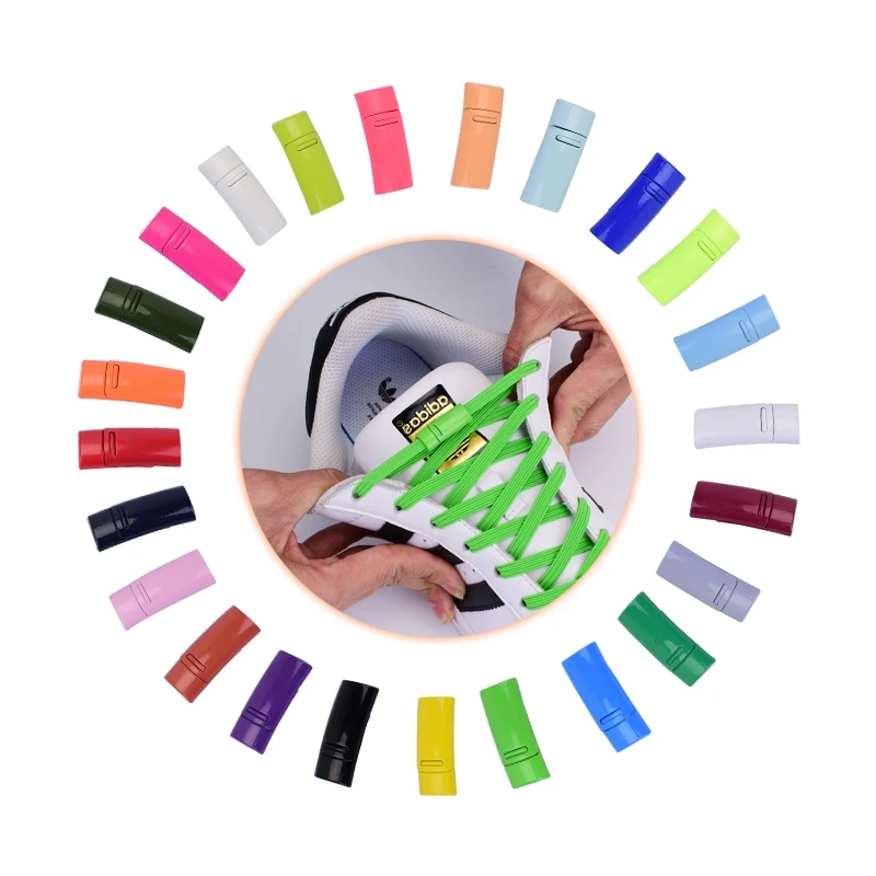 Magnetic Shoelaces Metal Lock Buckle Suitable for All kinds Of Shoes Lazy Laces Buckle Child Adult Casual Unisex No Tie Shoelace shoelace buckles