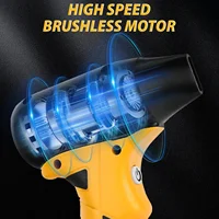 Jet Blower Brushless Violent Turbo Fan 130000RPM 4-Speed Control Wireless Handheld Fan For Dewalt 20V Battery (No Battery) 2
