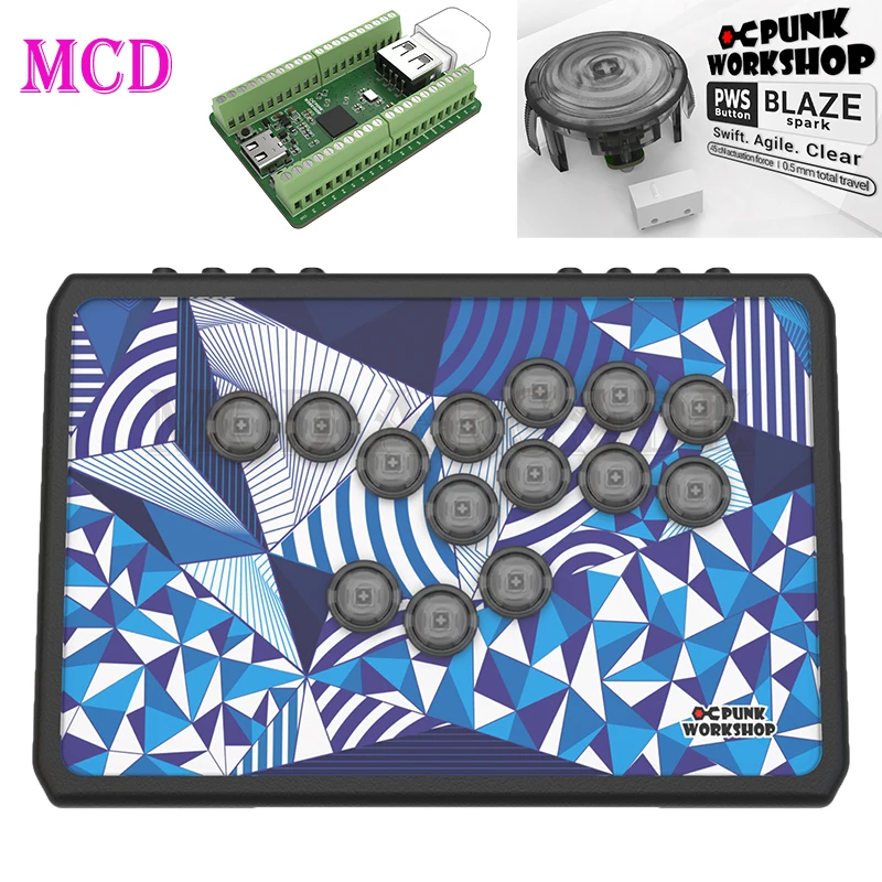PUNKWORKSHOPレバーレスBlaze spark Brook基盤　PS5 Leverless M Carbon Fiber (Brook PS5/PS4/PS3/Switch/PC) – PUNK