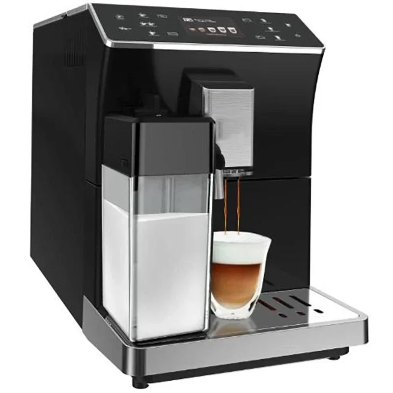 Fully Automatic Espresso Machine With Grinder Easy To Use Touch Screen Coffee Maker with Milk Frother and 16 Coffee Recipes 2