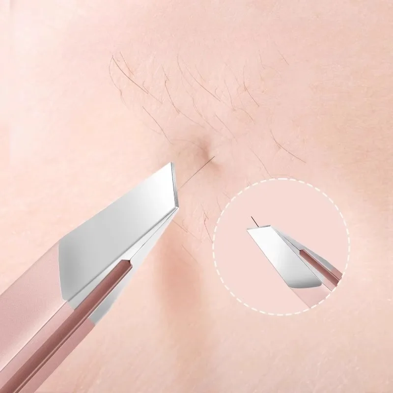 CMGF Eyebrow Clip Small Tweezers, Beard Plucking High Precision Eyebrow Trimming Kit, Plucking Pliers False Eyelash Tool 5