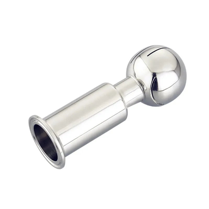 Bola de Limpeza Rotativa para Tanque Cip Homebrew Beer Bola de Pulverização Sanitária Rotativa Tri Clamp Ss304 1.5 38 mm 50.5 mm
