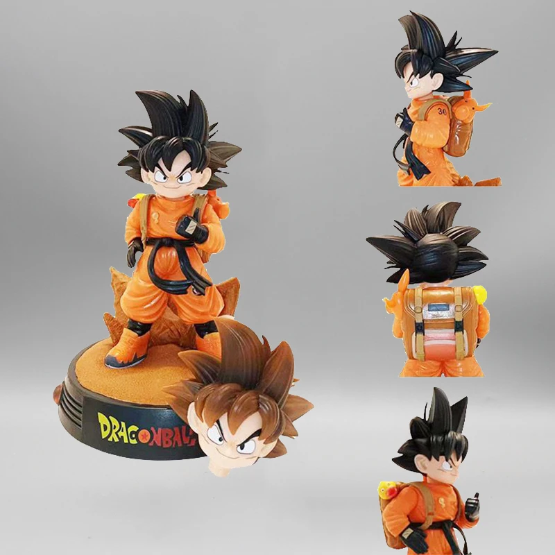 

Anime Goku Backpack Figures Dragon Ball Figurine Travel Goku Action Figure Battle Edition Model PVC Stand Statue Collection Toys