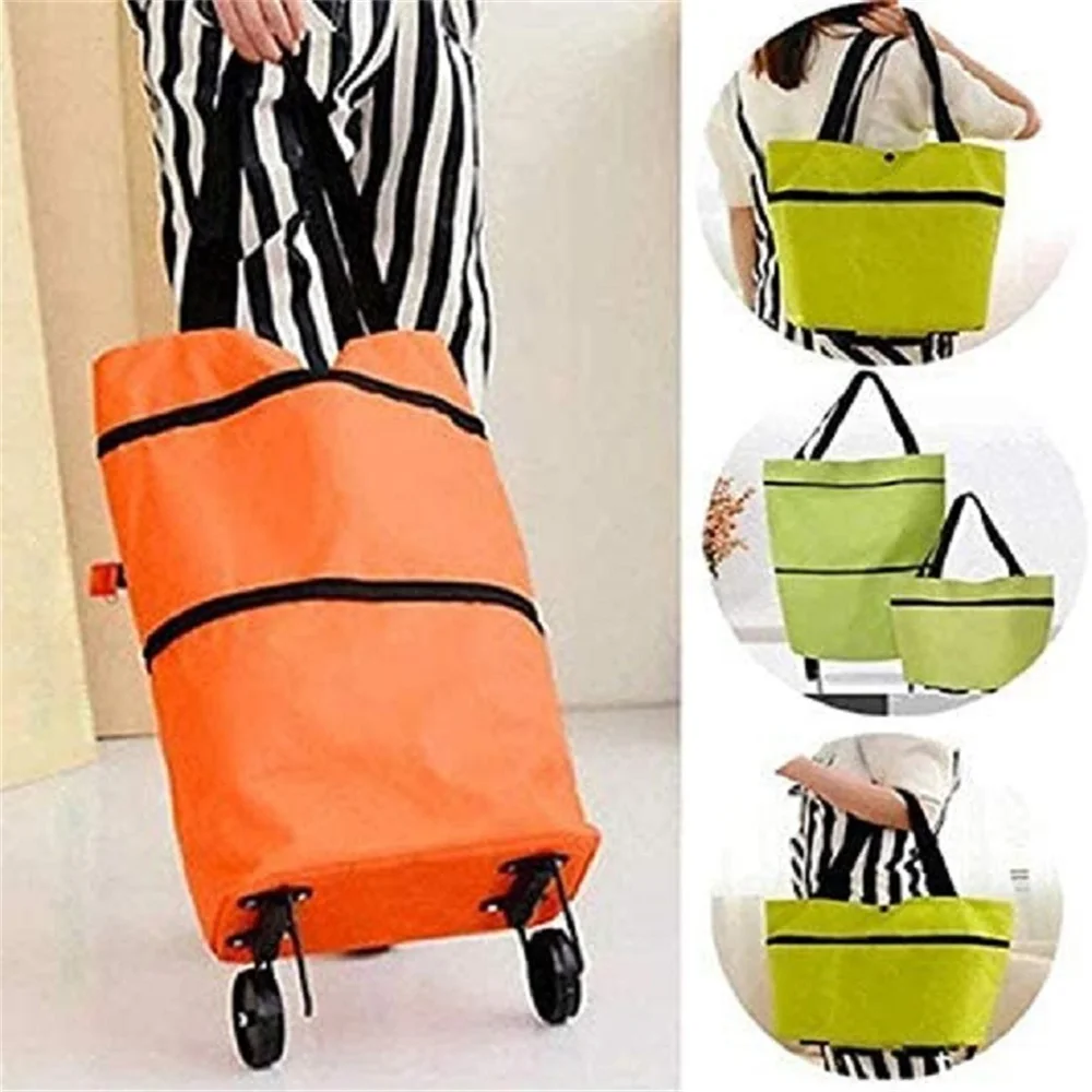 Foldable Reusable Shopping Trolley Bag - Perfect Eco-Friendly Gift