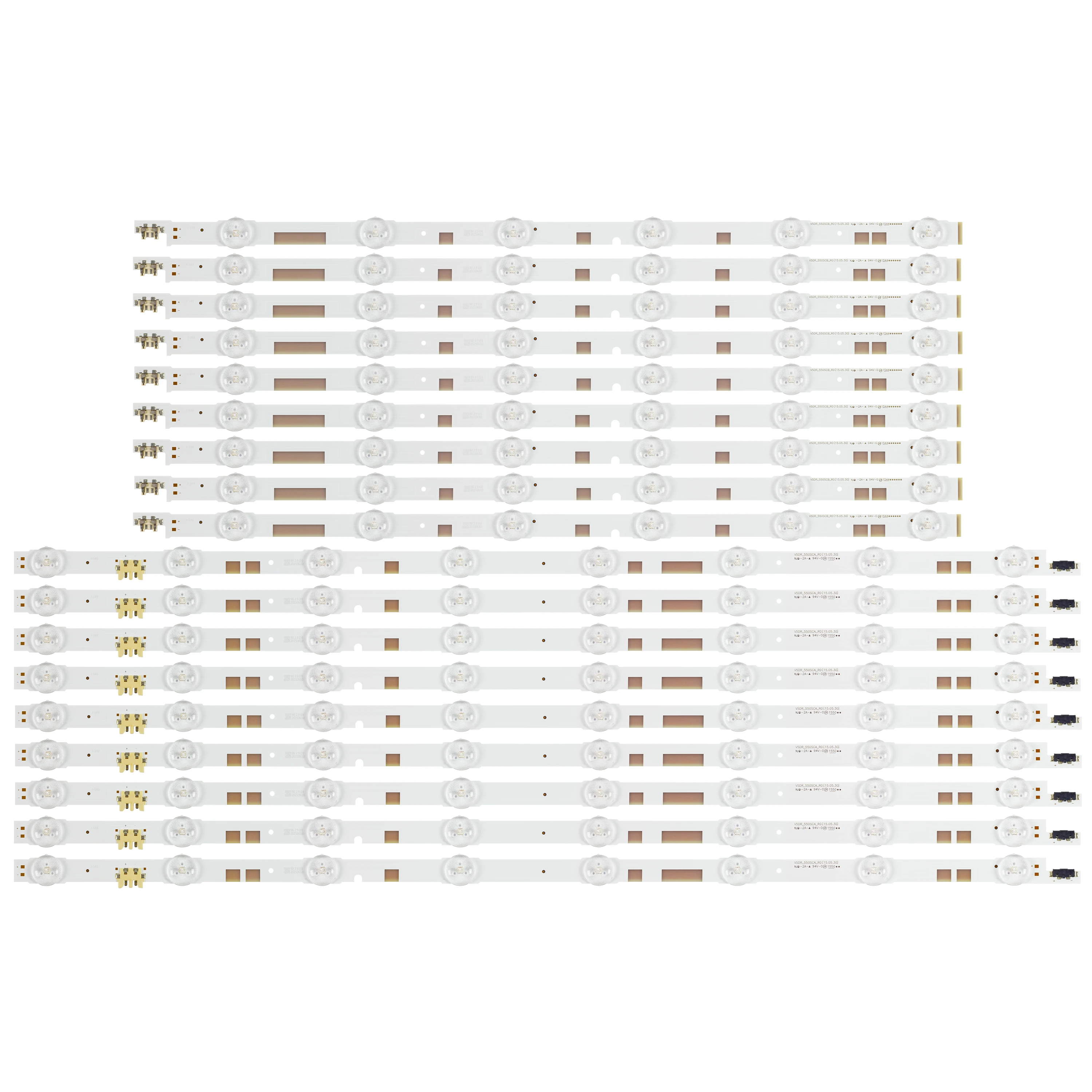 LED Backlight Lamp strip For Samsung UE55JU6875UXXE UE55JU6870UXZG V5DR-550SCB-R0 V5DR-550SCA-R0 CY-TJ055HGEV2H BN96-38482A