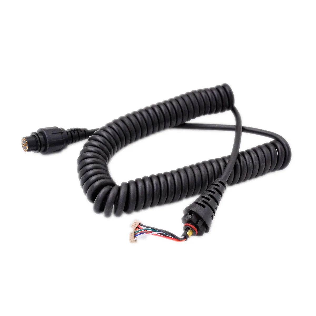 Фото SM25A1 микрофонный Удлинительный кабель 10 контактов для Hytera MD650 MD655 MD652i динамик растягивающийся пружинный шнур соединительный аксессуар №3