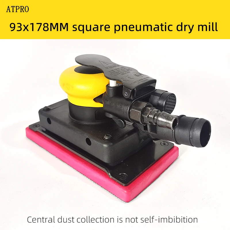 93/175mm Pneumatic Sandpaper Machine Car Putty Grinding Machine Wood Metal Grinding And Polishing