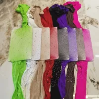 Collants d'été moulants pour enfants, pantalons en résille scintillants et diamants, Leggings de danse latine creux, cadeau pour filles 5