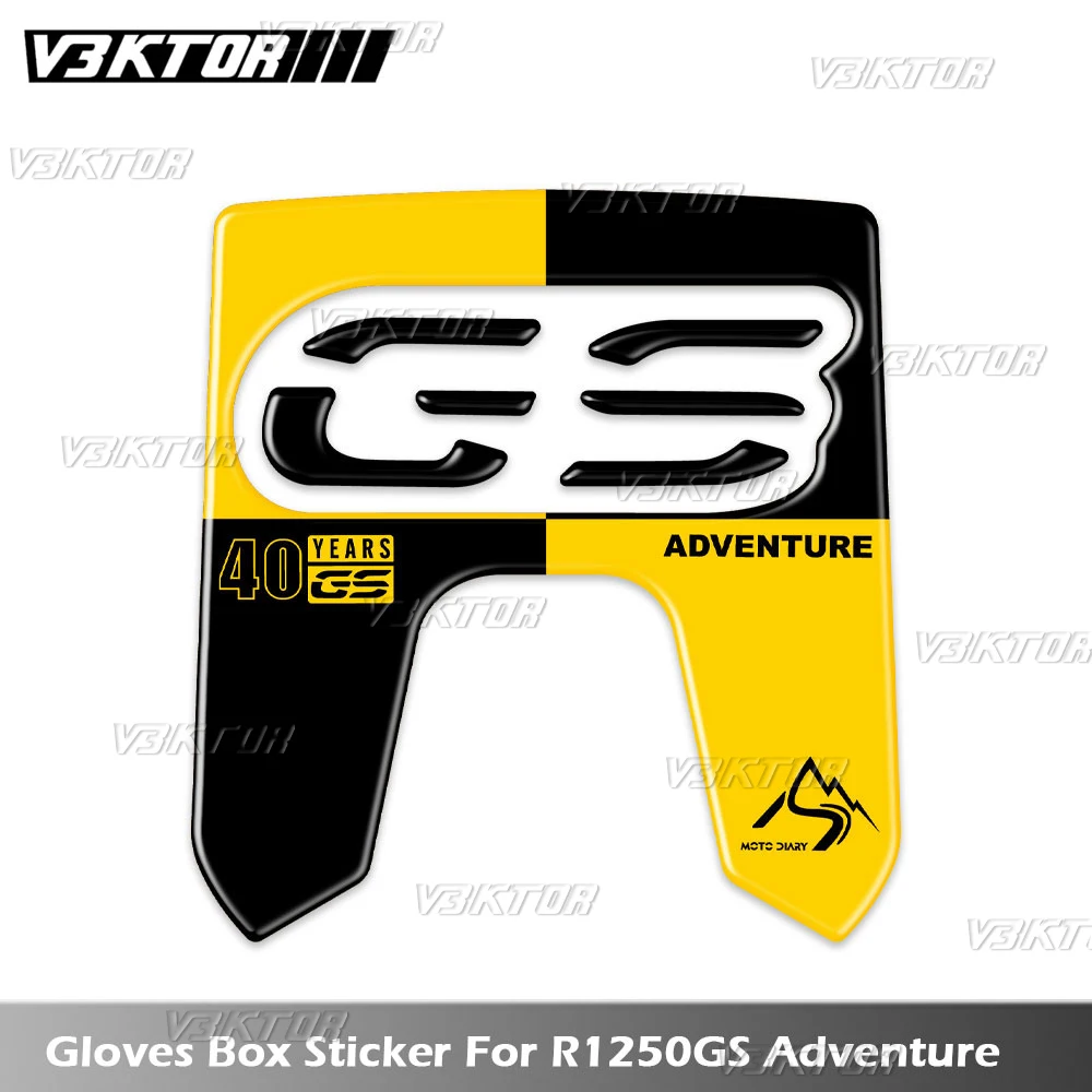 3D R1250GS Adventure Sticker Gloves Box Protection Decals For Rallye R 1250 GS Adventure R 1250GS ADV Motorcycle Rim Sticker Motorcycle Sticker