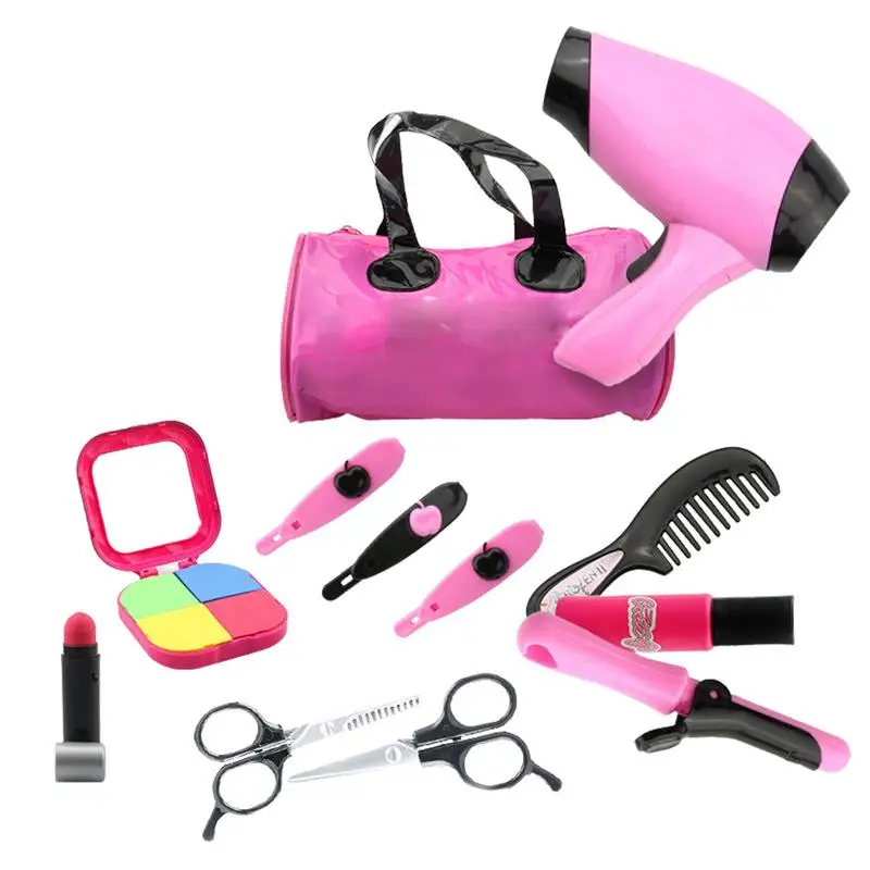 

Модная Кукла для девочек, набор игрушек для салона красоты, детский игрушечный набор для игры в салоне, ролевые игры, аксессуары для макияжа, игровой набор для девочек