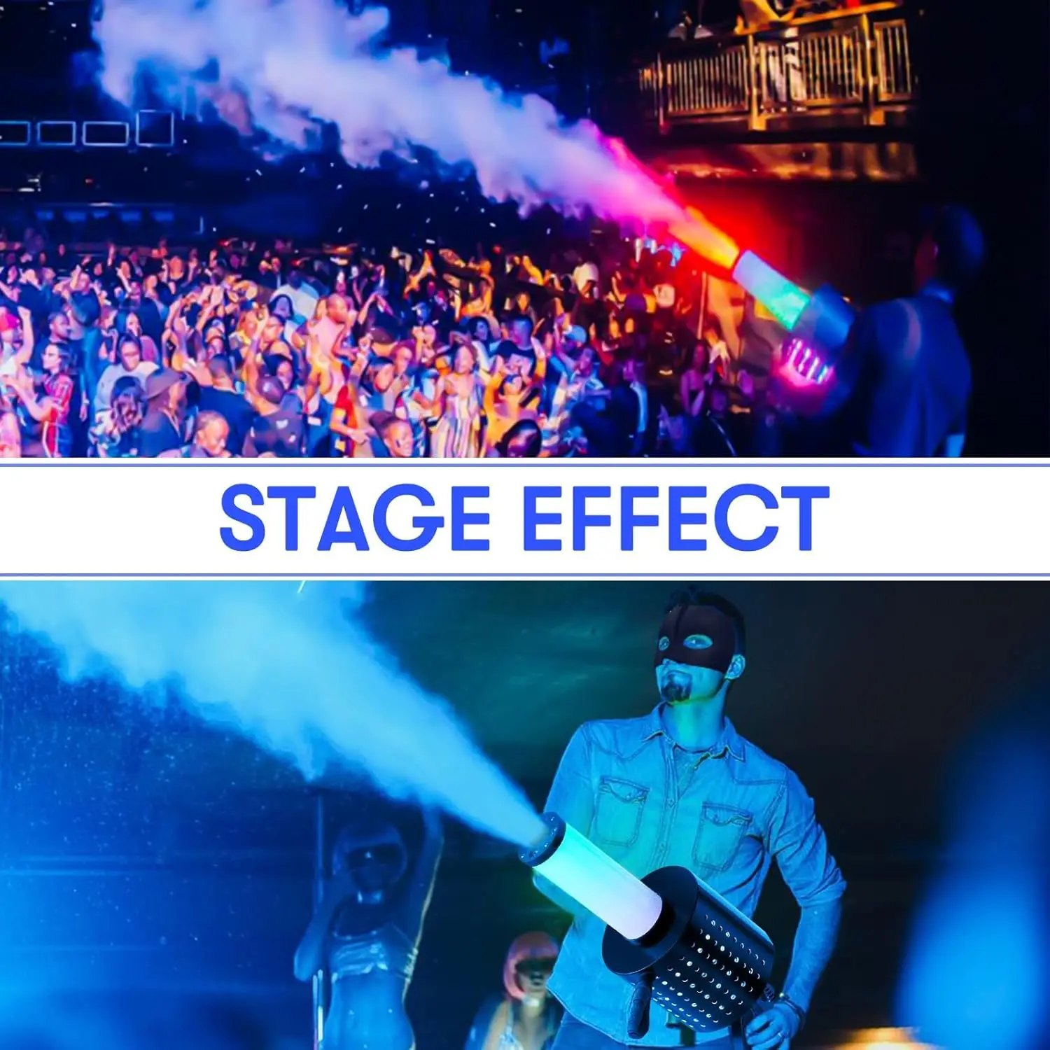 Stage Equipment CO2 Gas Column Color Paper Spray Gun Color Dj Fog Column Spray G