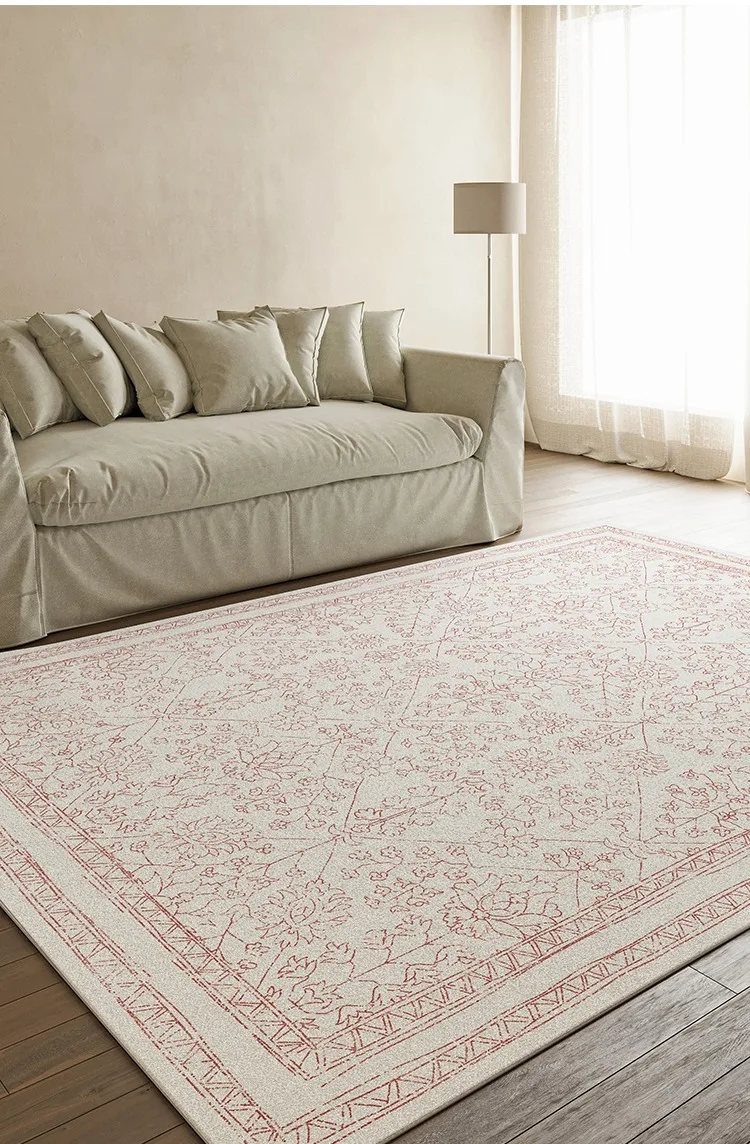 American Retro Carpet Comfortable Soft Living Room Carpets Non Slip Machine Washable Rugs Persian Style Bedroom Rug السجاد Tapis