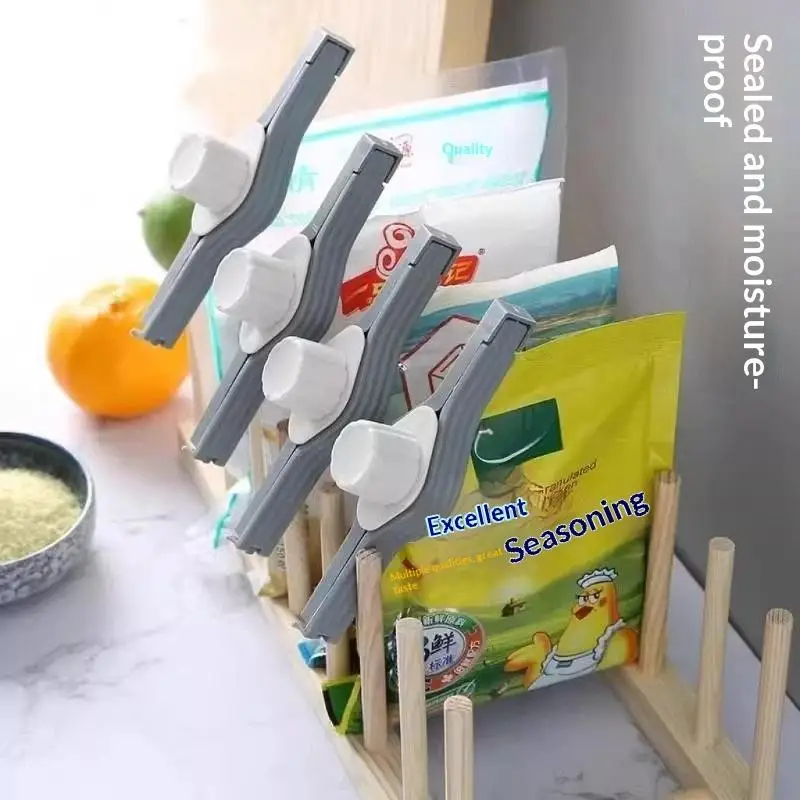 3/5Pcs 식품 가방 우유 분말 가방 밀봉 클립 밀폐형 방습 편리한 주방 조미료 보관용 푸어 스파우트 ?