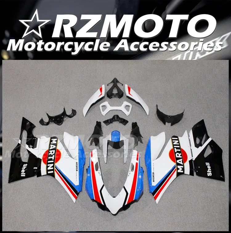 

4Gifts New ABS Motorcycle Fairings kit Fit For Ducati 899 1199 panigale 1199S 2012 2013 2014 2015 Custom Red Blue
