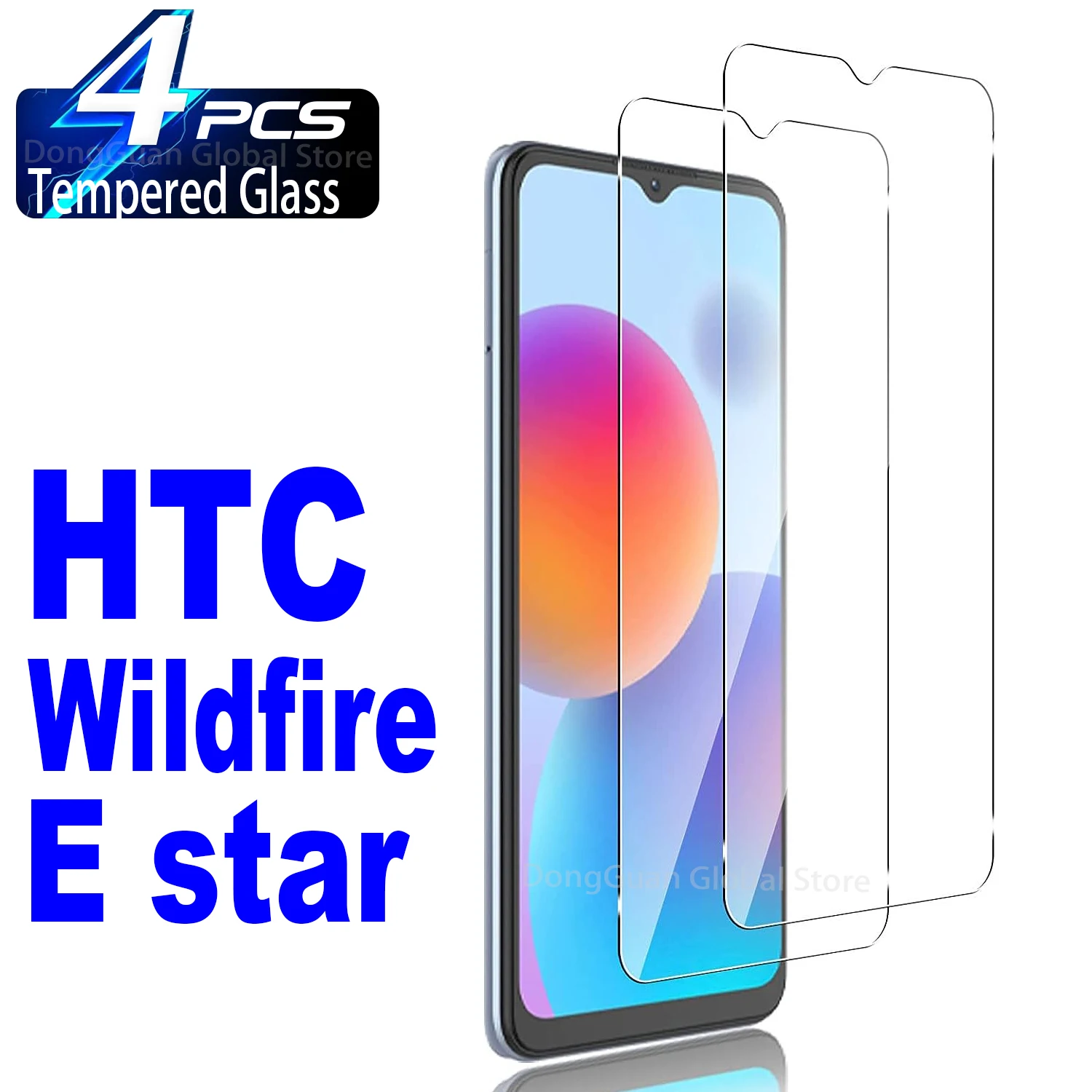 

2/4 шт. закаленное стекло для HTC Wildfire E star Защитная стеклянная пленка для экрана