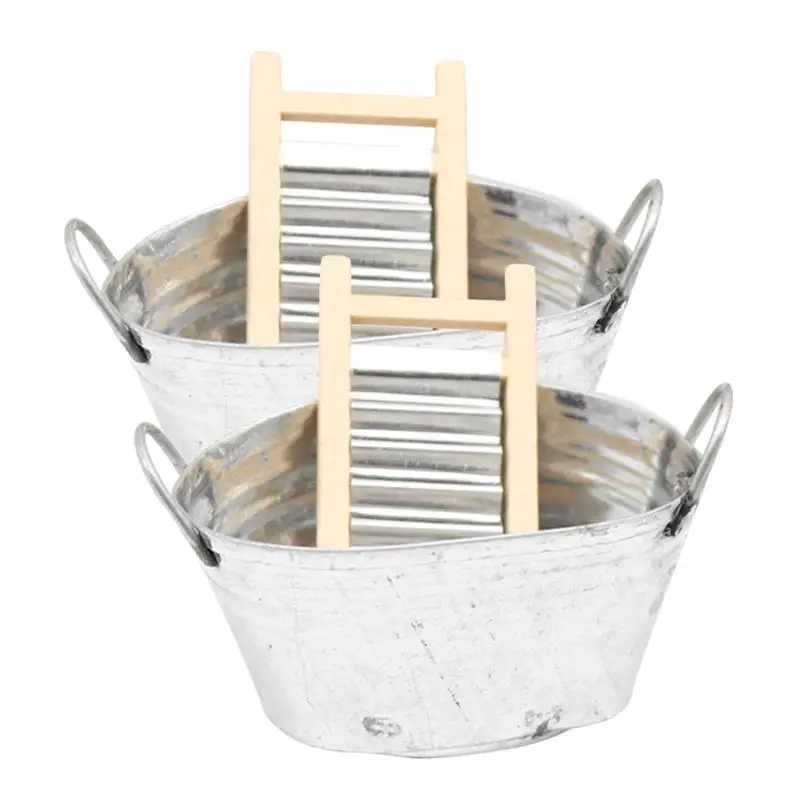 

Миниатюрная тарелка для умывальника, набор мебели для кукольного домика, 2 комплекта