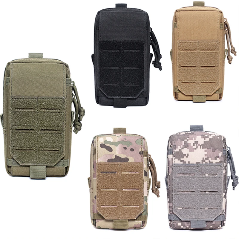 

Military Tactical Vest Backpack Accessory Bag Waist Pack Molle Pouch Utility EDC Tool Pouch Compact Gadget Gear Bag Waterproof