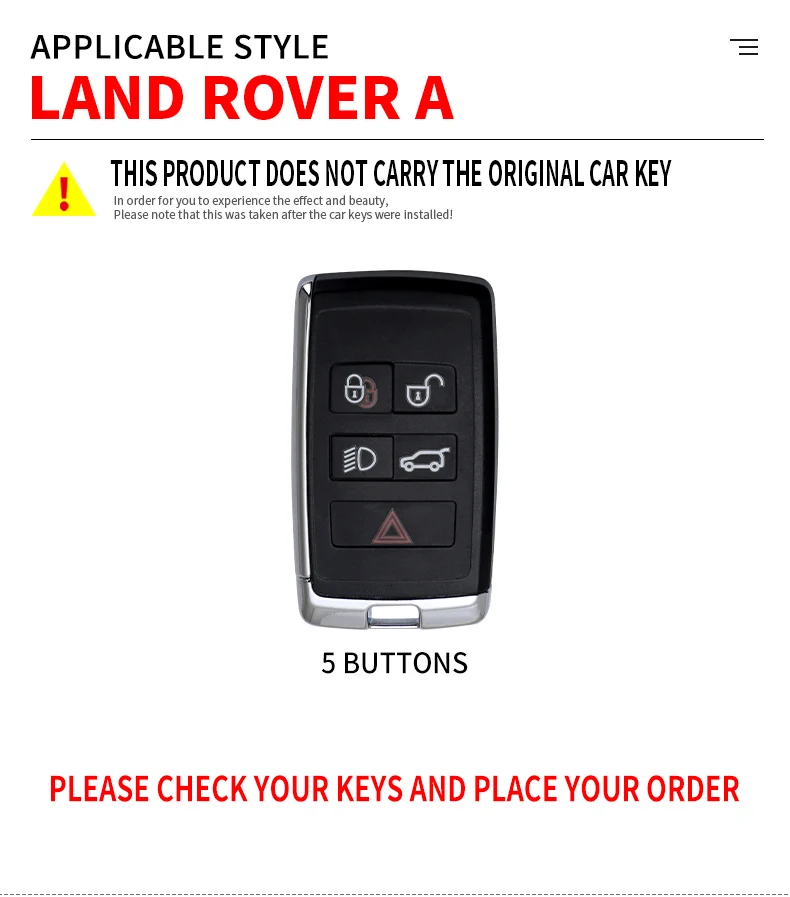 Custodia per chiave Auto in lega Shell per Land Rover Range Discovery Sport 2022 per Jaguar XEL E-PACE portachiavi accessori Auto - S09795f4bffb94d6d8f9c0ce1bec71516i