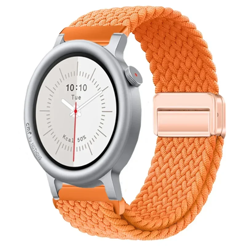 Nylon Braid Sport Strap - 22mm Magnetic Breathable Bracelet Wristband