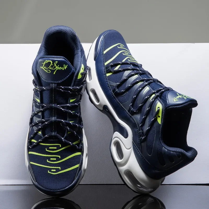 Air Cushion 2023 Autumn New Mens Casual Shoes Comfortable Breathable Man Sneakers Fashion Men Shoes Non-slip Mesh Big Size 45 46