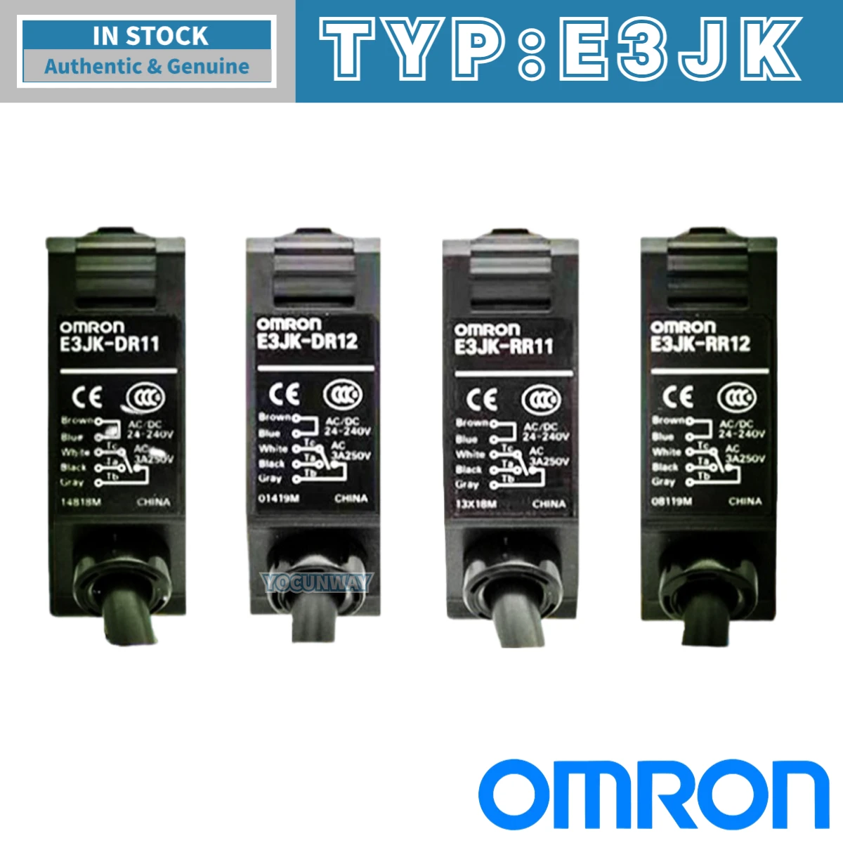 

New Authentic Original Japan OMRON Photoelectric Sensor Switch E3JK-DN11-DN12-DP11-DP12-DR11-RN11-RN12-RP11-RP12-RR11-TR11-TP12