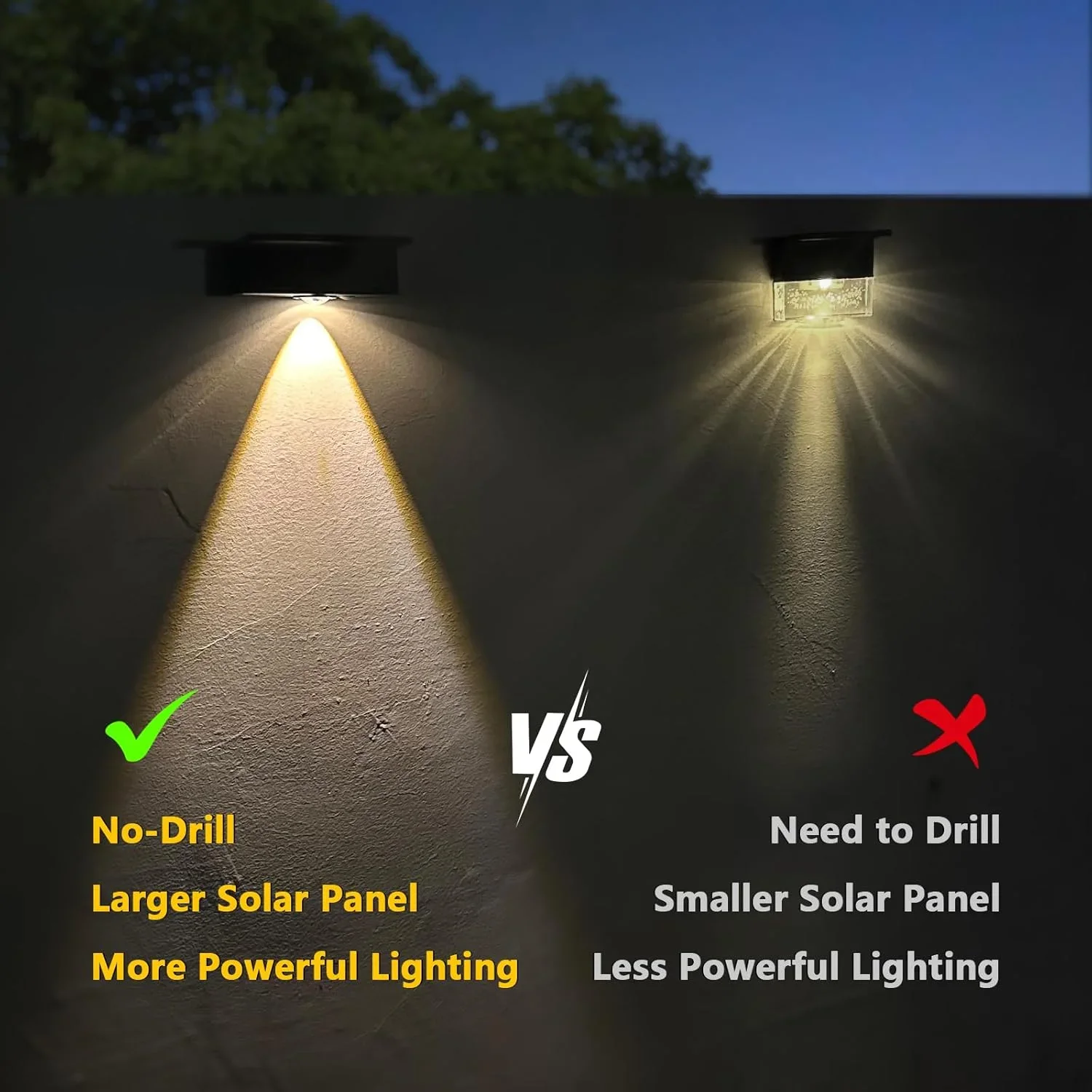 Solar Lamp 1-8 Pcs IP65 Waterproof Outdoor Wall Light Wireless Courtyard Lamp Fence Illumination Garden Stairs solar lamp wall light solar wall light