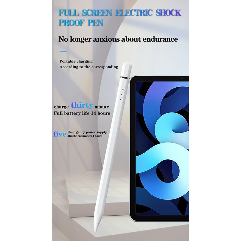 Magnetic Suction Capacitive Pen Capacitive Pen With Type-C Interface Charging For Apple/Ipad Pencil