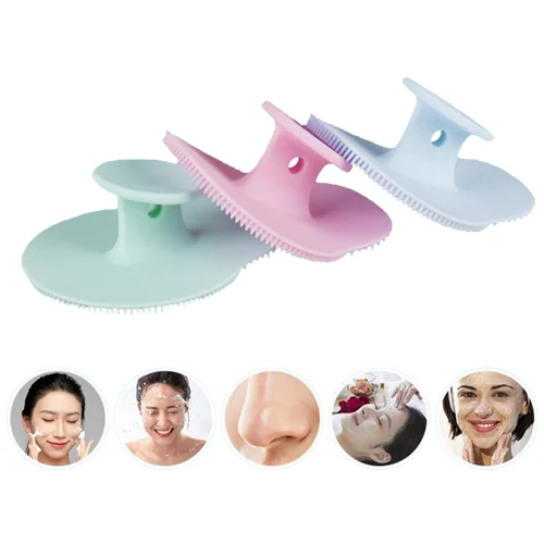 

1pc Face care Brush Silicone Facial Exfoliating Blackhead Cleansing Remover Massager skin care beauty face cleaner