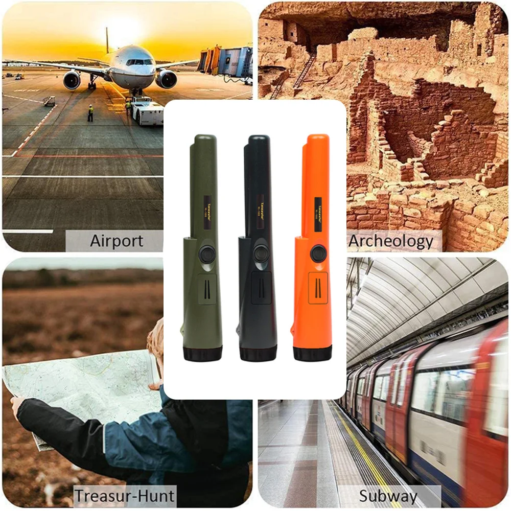 Metal Detector TC-100 Pinpointing Pointer GP-pointer Gold Target Static Alarm IP68 Waterproof With Bracelet