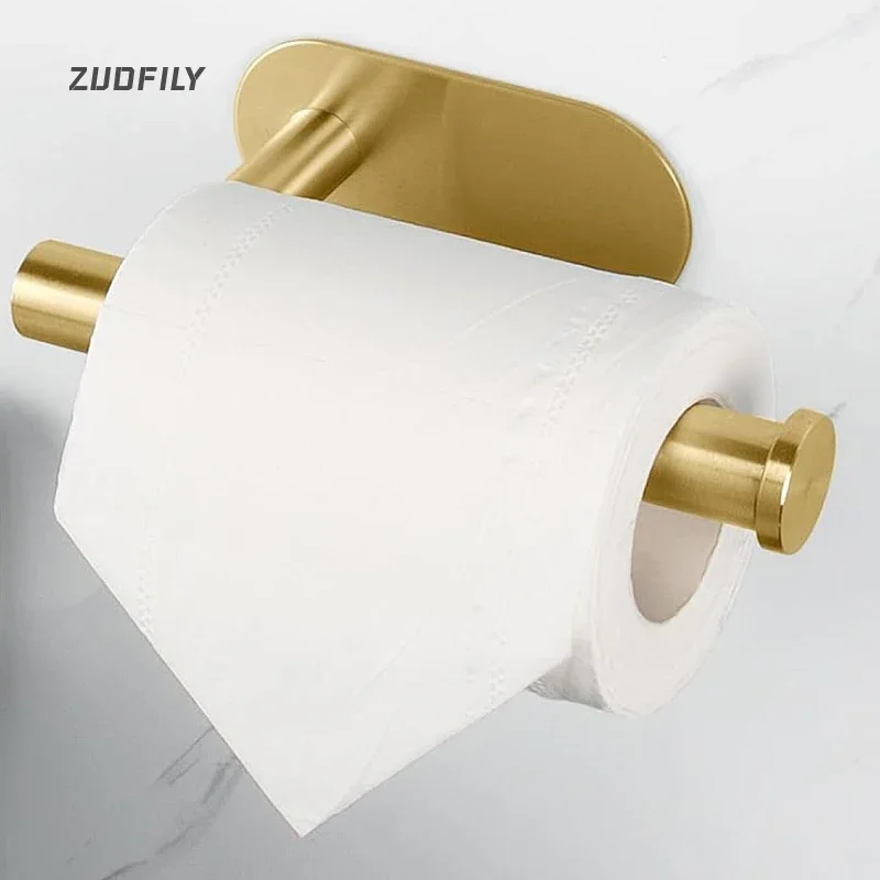 Toilet Paper Rack 1Pcs Bathroom Paper Towel Holder Stainless Steel Without Drilling Self Pasting Toilet Tissue Rack For Kitchen paper towel holder,towel rack,toilet paper holder,toilet paper rack,toilet roll holder,paper towel rack,tissue holder
